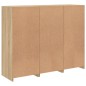 vidaXL Sideboards mit LED-Leuchten 3 Stk. Sonoma-Eiche Holzwerkstoff vidaXL Sideboards mit LED-Leuchten 3 Stk. Sonoma-Eiche Holzwerkstoff
