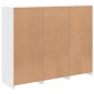 vidaXL Sideboards mit LED-Leuchten 3 Stk. Weiß Holzwerkstoff vidaXL Sideboards mit LED-Leuchten 3 Stk. Weiß Holzwerkstoff