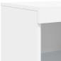 vidaXL Sideboards mit LED-Leuchten 3 Stk. Weiß Holzwerkstoff vidaXL Sideboards mit LED-Leuchten 3 Stk. Weiß Holzwerkstoff