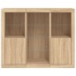 vidaXL Sideboards mit LED-Leuchten 3 Stk. Sonoma-Eiche Holzwerkstoff vidaXL Sideboards mit LED-Leuchten 3 Stk. Sonoma-Eiche Holzwerkstoff