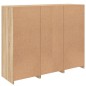 vidaXL Sideboards mit LED-Leuchten 3 Stk. Sonoma-Eiche Holzwerkstoff vidaXL Sideboards mit LED-Leuchten 3 Stk. Sonoma-Eiche Holzwerkstoff
