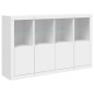 vidaXL Sideboards mit LED-Leuchten 3 Stk. Weiß Holzwerkstoff vidaXL Sideboards mit LED-Leuchten 3 Stk. Weiß Holzwerkstoff