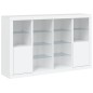 vidaXL Sideboards mit LED-Leuchten 3 Stk. Weiß Holzwerkstoff vidaXL Sideboards mit LED-Leuchten 3 Stk. Weiß Holzwerkstoff