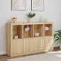 vidaXL Sideboards mit LED-Leuchten 3 Stk. Sonoma-Eiche Holzwerkstoff vidaXL Sideboards mit LED-Leuchten 3 Stk. Sonoma-Eiche Holzwerkstoff