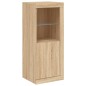vidaXL Sideboards mit LED-Leuchten 3 Stk. Sonoma-Eiche Holzwerkstoff vidaXL Sideboards mit LED-Leuchten 3 Stk. Sonoma-Eiche Holzwerkstoff