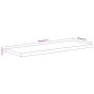 vidaXL Wandregal 50x20x2,5 cm Rechteckig Massivholz Akazie Baumkante vidaXL Wandregal 50x20x2,5 cm Rechteckig Massivholz Akazie Baumkante