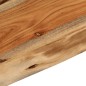 vidaXL Wandregal 50x30x2,5 cm Rechteckig Massivholz Akazie Baumkante vidaXL Wandregal 50x30x2,5 cm Rechteckig Massivholz Akazie Baumkante
