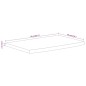 vidaXL Wandregal 50x30x2,5 cm Rechteckig Massivholz Akazie Baumkante vidaXL Wandregal 50x30x2,5 cm Rechteckig Massivholz Akazie Baumkante