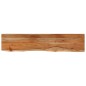 vidaXL Wandregal 100x20x2,5 cm Rechteckig Massivholz Akazie Baumkante vidaXL Wandregal 100x20x2,5 cm Rechteckig Massivholz Akazie Baumkante
