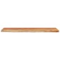 vidaXL Wandregal 120x30x2,5 cm Rechteckig Massivholz Akazie Baumkante vidaXL Wandregal 120x30x2,5 cm Rechteckig Massivholz Akazie Baumkante