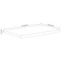 vidaXL Wandregal 70x40x2,5 cm Rechteckig Massivholz Akazie Baumkante vidaXL Wandregal 70x40x2,5 cm Rechteckig Massivholz Akazie Baumkante