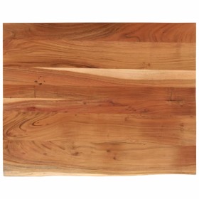 vidaXL Schreibtischplatte 100x80x2,5 cm Massivholz Akazie Baumkante