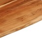 vidaXL Schreibtischplatte 100x80x2,5 cm Massivholz Akazie Baumkante vidaXL Schreibtischplatte 100x80x2,5 cm Massivholz Akazie Baumkante