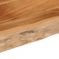vidaXL Wandregal 40x30x3,8 cm Rechteckig Massivholz Akazie Baumkante vidaXL Wandregal 40x30x3,8 cm Rechteckig Massivholz Akazie Baumkante