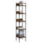 vidaXL Bücherregal 5 Böden Räuchereiche 35x30x174 cm Holzwerkstoff vidaXL Bücherregal 5 Böden Räuchereiche 35x30x174 cm Holzwerkstoff
