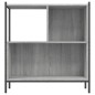 vidaXL Bücherregal Grau Sonoma 72x28x77,5 cm Holzwerkstoff vidaXL Bücherregal Grau Sonoma 72x28x77,5 cm Holzwerkstoff