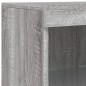 vidaXL Sideboard mit LED-Leuchten Grau Sonoma 162x37x100 cm vidaXL Sideboard mit LED-Leuchten Grau Sonoma 162x37x100 cm