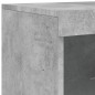 vidaXL Sideboard mit LED-Leuchten Betongrau 181,5x37x100 cm vidaXL Sideboard mit LED-Leuchten Betongrau 181,5x37x100 cm