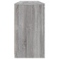vidaXL Sideboard mit LED-Leuchten Grau Sonoma 163x37x67 cm vidaXL Sideboard mit LED-Leuchten Grau Sonoma 163x37x67 cm