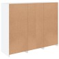 vidaXL Sideboards mit LED-Leuchten 3 Stk. Weiß Holzwerkstoff vidaXL Sideboards mit LED-Leuchten 3 Stk. Weiß Holzwerkstoff