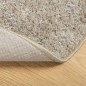vidaXL Teppich ISTAN Hochflor Glänzend Beige Ø 80 cm vidaXL Teppich ISTAN Hochflor Glänzend Beige Ø 80 cm