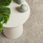 vidaXL Teppich ISTAN Hochflor Glänzend Beige Ø 80 cm vidaXL Teppich ISTAN Hochflor Glänzend Beige Ø 80 cm