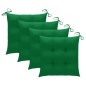 vidaXL Gartenstühle mit Kissen 4 Stk. Grau Massivholz Akazie vidaXL Gartenstühle mit Kissen 4 Stk. Grau Massivholz Akazie