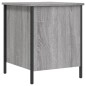 vidaXL Sitzbank mit Stauraum Grau Sonoma 40x42,5x50 cm Holzwerkstoff vidaXL Sitzbank mit Stauraum Grau Sonoma 40x42,5x50 cm Holzwerkstoff