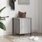vidaXL Sitzbank mit Stauraum Grau Sonoma 40x42,5x50 cm Holzwerkstoff vidaXL Sitzbank mit Stauraum Grau Sonoma 40x42,5x50 cm Holzwerkstoff