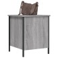 vidaXL Sitzbank mit Stauraum Grau Sonoma 40x42,5x50 cm Holzwerkstoff vidaXL Sitzbank mit Stauraum Grau Sonoma 40x42,5x50 cm Holzwerkstoff