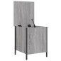 vidaXL Sitzbank mit Stauraum Grau Sonoma 40x42,5x50 cm Holzwerkstoff vidaXL Sitzbank mit Stauraum Grau Sonoma 40x42,5x50 cm Holzwerkstoff