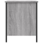 vidaXL Sitzbank mit Stauraum Grau Sonoma 40x42,5x50 cm Holzwerkstoff vidaXL Sitzbank mit Stauraum Grau Sonoma 40x42,5x50 cm Holzwerkstoff