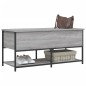 vidaXL Sitzbank mit Stauraum Grau Sonoma 100x42,5x47 cm Holzwerkstoff vidaXL Sitzbank mit Stauraum Grau Sonoma 100x42,5x47 cm Holzwerkstoff