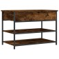 vidaXL Schuhbank Räuchereiche 70x42,5x50 cm Holzwerkstoff vidaXL Schuhbank Räuchereiche 70x42,5x50 cm Holzwerkstoff