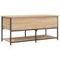 vidaXL Sitzbank mit Stauraum Sonoma-Eiche 100x42,5x47 cm Holzwerkstoff vidaXL Sitzbank mit Stauraum Sonoma-Eiche 100x42,5x47 cm Holzwerkstoff
