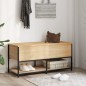 vidaXL Sitzbank mit Stauraum Sonoma-Eiche 100x42,5x47 cm Holzwerkstoff vidaXL Sitzbank mit Stauraum Sonoma-Eiche 100x42,5x47 cm Holzwerkstoff