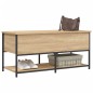 vidaXL Sitzbank mit Stauraum Sonoma-Eiche 100x42,5x47 cm Holzwerkstoff vidaXL Sitzbank mit Stauraum Sonoma-Eiche 100x42,5x47 cm Holzwerkstoff