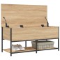 vidaXL Sitzbank mit Stauraum Sonoma-Eiche 100x42,5x47 cm Holzwerkstoff vidaXL Sitzbank mit Stauraum Sonoma-Eiche 100x42,5x47 cm Holzwerkstoff