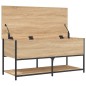 vidaXL Sitzbank mit Stauraum Sonoma-Eiche 100x42,5x47 cm Holzwerkstoff vidaXL Sitzbank mit Stauraum Sonoma-Eiche 100x42,5x47 cm Holzwerkstoff