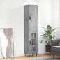 Highboard Betongrau 34,5x34x180 cm Holzwerkstoff Highboard Betongrau 34,5x34x180 cm Holzwerkstoff