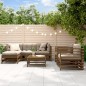 vidaXL 7-tlg. Garten-Lounge-Set Honigbraun Massivholz Kiefer vidaXL 7-tlg. Garten-Lounge-Set Honigbraun Massivholz Kiefer