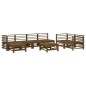 vidaXL 8-tlg. Garten-Lounge-Set Honigbraun Massivholz Kiefer vidaXL 8-tlg. Garten-Lounge-Set Honigbraun Massivholz Kiefer