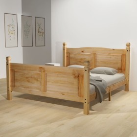 vidaXL Bettrahmen Mexikanische Kiefer Corona Größe 160 x 200 cm