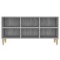 vidaXL TV-Schrank mit Massivholz-Beinen Grau Sonoma 103,5x30x50 cm vidaXL TV-Schrank mit Massivholz-Beinen Grau Sonoma 103,5x30x50 cm