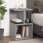 vidaXL Nachttisch Grau Sonoma 35x35x55 cm Holzwerkstoff vidaXL Nachttisch Grau Sonoma 35x35x55 cm Holzwerkstoff