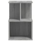 vidaXL Nachttisch Grau Sonoma 35x35x55 cm Holzwerkstoff vidaXL Nachttisch Grau Sonoma 35x35x55 cm Holzwerkstoff