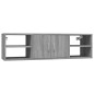 vidaXL Wandregal Grau Sonoma 102x30x29 cm Holzwerkstoff vidaXL Wandregal Grau Sonoma 102x30x29 cm Holzwerkstoff