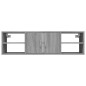 vidaXL Wandregal Grau Sonoma 102x30x29 cm Holzwerkstoff vidaXL Wandregal Grau Sonoma 102x30x29 cm Holzwerkstoff