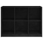vidaXL Bücherregal Schwarz 104x33x76 cm Massivholz Kiefer vidaXL Bücherregal Schwarz 104x33x76 cm Massivholz Kiefer