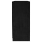 vidaXL Bücherregal Schwarz 104x33x76 cm Massivholz Kiefer vidaXL Bücherregal Schwarz 104x33x76 cm Massivholz Kiefer